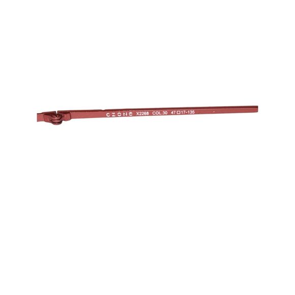 C-Zone The Netherlands X2268 Red Metal Half Rim Women’s Frames Eyeglasses